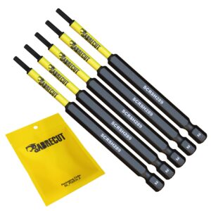 5pcs 89mm Hex (H2) Impact Screwdriver Bits - SCRH289_5