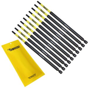 10pcs 152mm Hex (H3) Impact Screwdriver Bits - SCRH3152_10