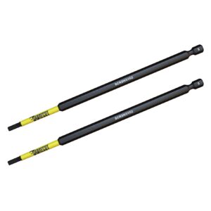 2pcs 152mm Hex (H3) Impact Screwdriver Bits - SCRH3152_2