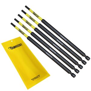 5pcs 152mm Hex (H3) Impact Screwdriver Bits - SCRH3152_5