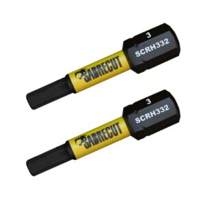 2pcs 32mm Hex (H3) Impact Screwdriver Bits - SCRH332_2