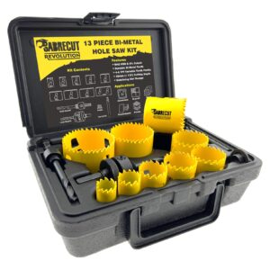 13pcs Bi-Metal Hole Saw Kit - HS42MK013