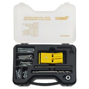 81pcs Dual Column Pocket Hole Jig & Screws Set - SCPHJ001