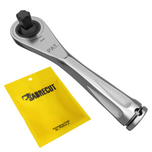 1pc Micro Ratchet 1/4" Square and 6.3mm HEX Drive - MRSC03