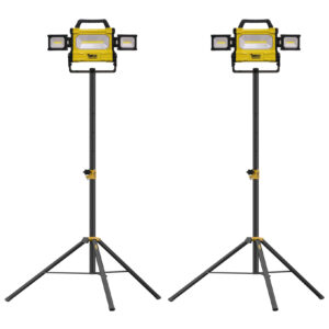 2pcs AC Mains Powered LED Lights With 2.1m Tripods - SCLED707_K5