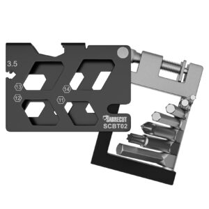 21 in 1 Premium Pocket Sized Folding Tool Kit - SCBT02