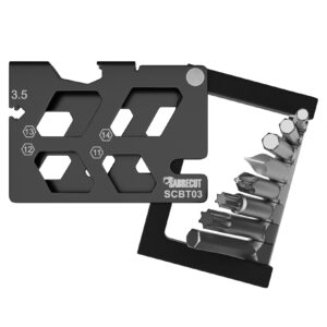 21 in 1 Premium Pocket Sized Folding Tool Kit - SCBT03