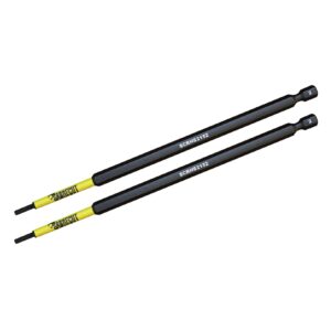 2pcs 152mm Hex (H2) Tamper Proof Security Impact Screwdriver Bits - SCRHS2152_2