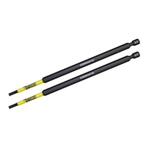 2pcs 152mm Hex (H2.5) Tamper Proof Security Impact Screwdriver Bits - SCRHS25152_2