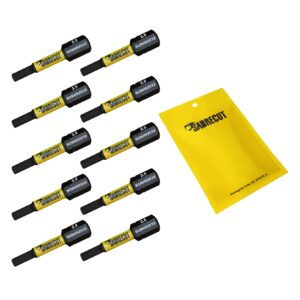 10pcs 32mm Hex (H2.5) Tamper Proof Security Impact Screwdriver Bits - SCRHS2532_10