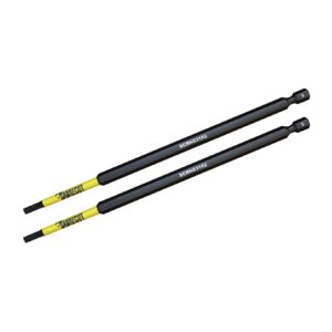 2pcs 152mm Hex (H3) Tamper Proof Security Impact Screwdriver Bits - SCRHS3152_2