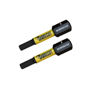2pcs 32mm Hex (H3) Tamper Proof Security Impact Screwdriver Bits - SCRHS332_2