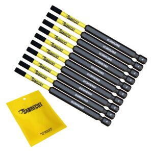 10pcs 89mm Hex (H4) Tamper Proof Security Impact Screwdriver Bits - SCRHS489_10