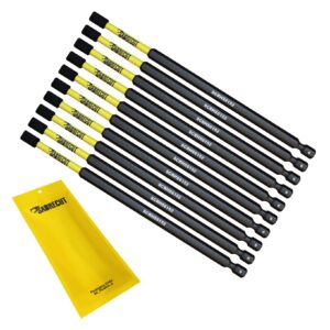 10pcs 152mm Hex (H6) Tamper Proof Security Impact Screwdriver Bits - SCRHS6152_10