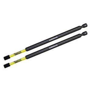 2pcs 152mm Hex (H6) Tamper Proof Security Impact Screwdriver Bits - SCRHS6152_2