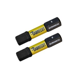 2pcs 32mm Hex (H6) Tamper Proof Security Impact Screwdriver Bits - SCRHS632_2