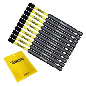 10pcs 89mm Hex (H6) Tamper Proof Security Impact Screwdriver Bits - SCRHS689_10