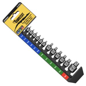12pcs Dual Drive Low Profile Torx Socket Set - SCSK001