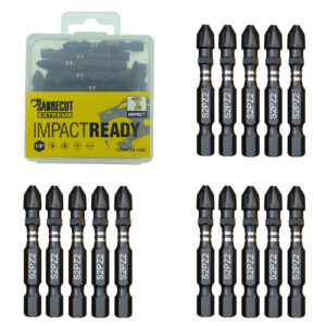 15pcs 50mm Pozidriv (PZ2) Impact Screwdriver Bits - SCPZ250_15