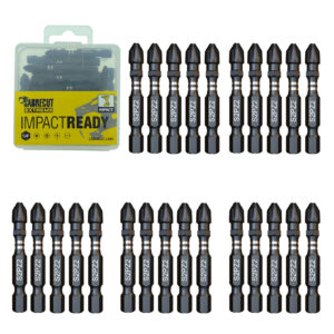 30pcs 50mm Pozidriv (PZ2) Impact Screwdriver Bits - SCPZ250_30