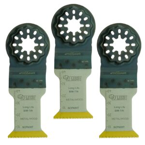 3pcs 35mm Starlock Arbour Titanium Coated Bi-Metal Blades - SCFN35T_3