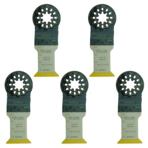 5pcs 35mm Starlock Arbour Titanium Coated Bi-Metal Blades - SCFN35T_5