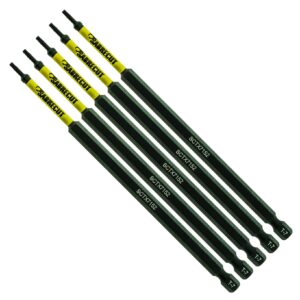 5pcs 152mm Torx (T-7) Impact Screwdriver Bits - SCTX7152_5